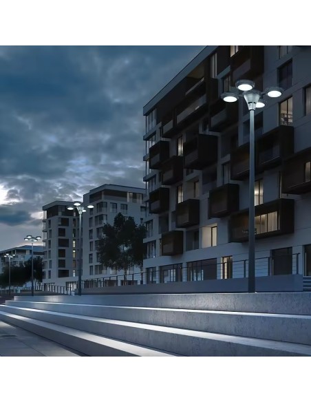 Lampadaire Solaire LED 790lm Modèle Palaisia