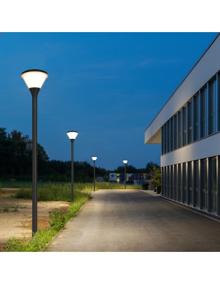 Lampadaire Solaire LED 1018lm Modèle Aurora
