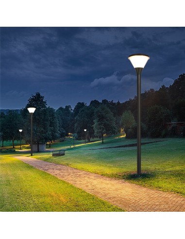 Lampadaire Solaire LED 1018lm Modèle Aurora