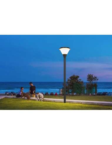 Lampadaire Solaire LED 1018lm Modèle Aurora