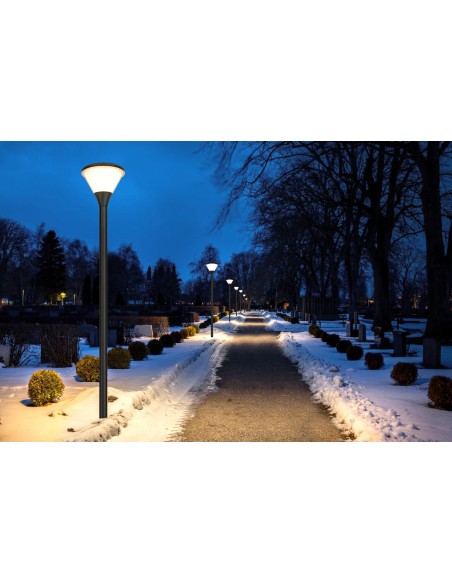 Lampadaire Solaire LED 1018lm Modèle Aurora