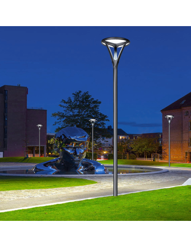 Lampadaire Solaire LED 2568lm Modèle New Circum