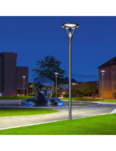 Lampadaire Solaire LED 2568lm Modèle New Circum