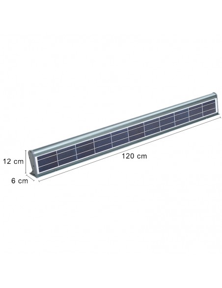 Solar LED Ramp Light 120CM 2400lm 6000K