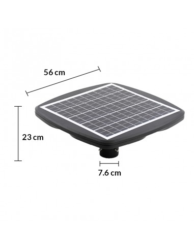 Solar Lamp LED 2200lm Madison Model