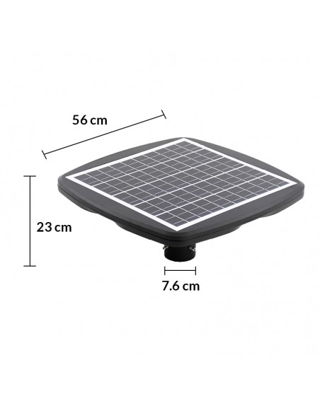 Solar Lamp LED 2200lm Madison Model