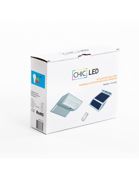 Solar LED Spotlight 20CM 400lm 6000K
