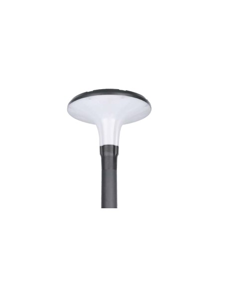 Lampadaire solaire vue de près