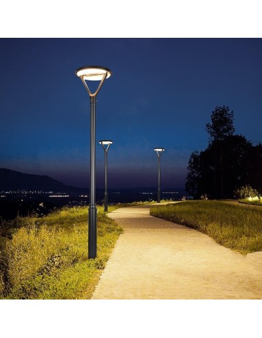 Lampadaire Solaire Puissant 5000 lumens ZS-SL24-R - Eclairage