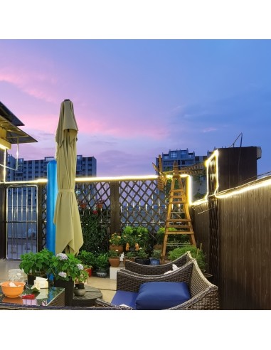 Solar Beaconing Yellow Light 10m