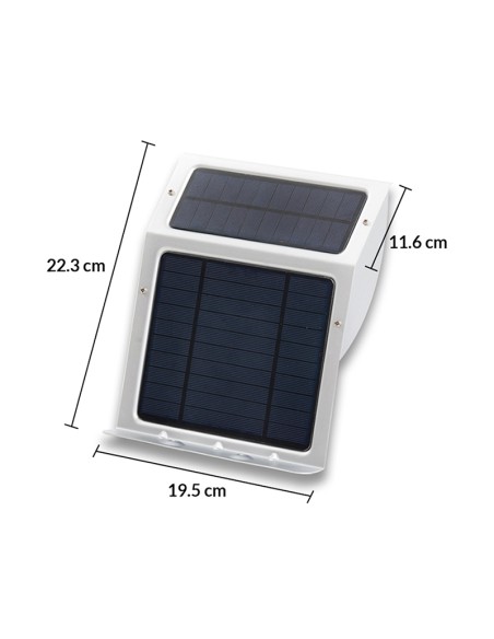 Spot Solaire LED 20CM 400lm 6000K