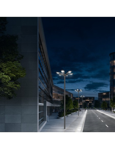 Lampadaire Solaire LED 2500lm Modèle Medusa 3