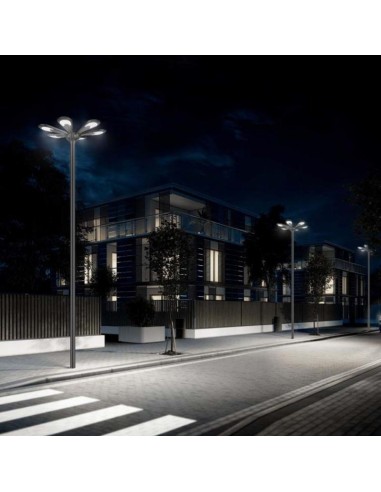 Lampadaire Solaire LED 3800lm Modèle Medusa 6