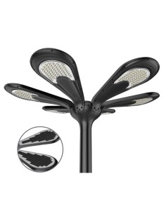 Lampadaire Solaire LED 3800lm Modèle Medusa 6