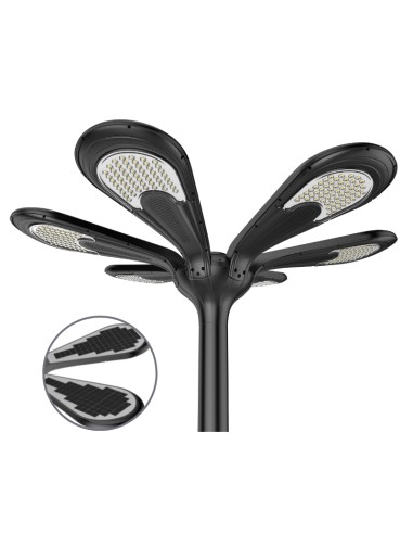 Lampadaire Solaire LED 3800lm Modèle Medusa 6