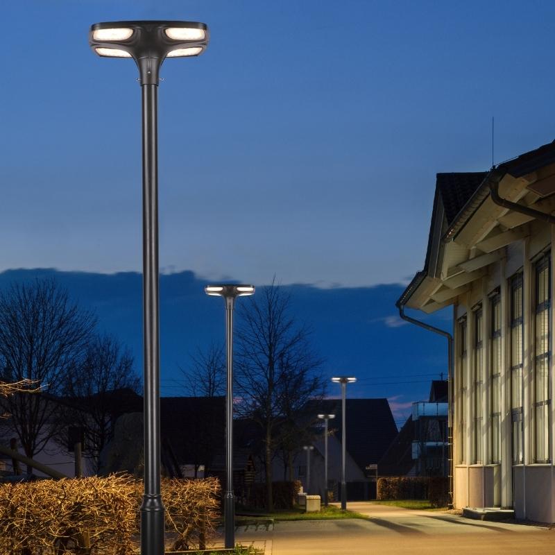 Lampadaire solaire pour éclairage urbain (sans mât)